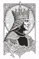 king baldwin iv tattoo design idea