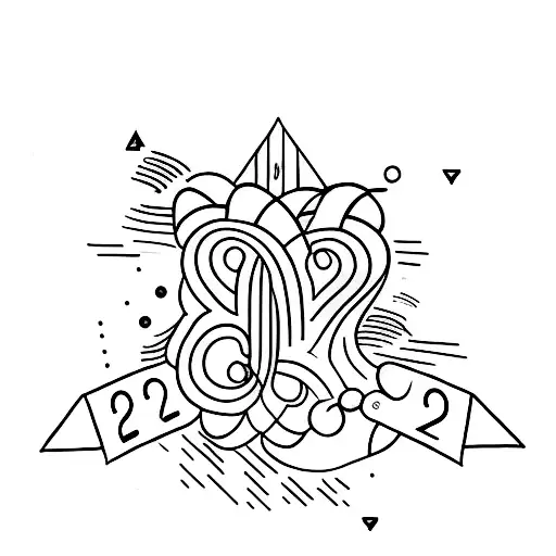 222 tattoo design idea