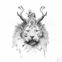 mic with hands tattoo design idea