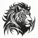 leo tattoo design idea