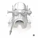 treasure hunter tattoo design idea