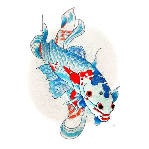 Koi Fish tattoo design idea