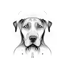 Weimaraner tattoo design idea