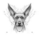 Weimaraner tattoo design idea
