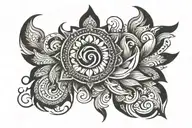 sudarshan chakra tattoo design idea
