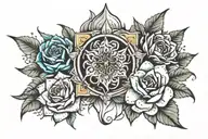 sudarshan chakra tattoo design idea