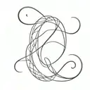 224 Infinity Symbol made tattoo design idea