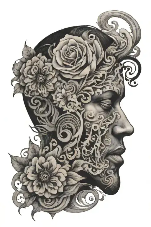 bipolar personality disorder tattoo design idea