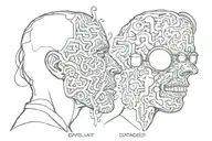 bipolar disorder tattoo design idea
