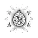 forbidden fruit tattoo design idea