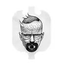 Walter white tattoo design idea