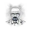 Walter white tattoo design idea