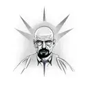 Walter white tattoo design idea