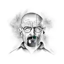 Walter white tattoo design idea