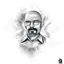 Walter white tattoo design idea