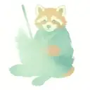 red panda samurai tattoo design idea