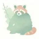 red panda samurai tattoo design idea