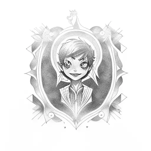 peter pan  tattoo design idea