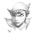 peter pan  tattoo design idea