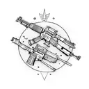 soldier ak47 tattoo design idea
