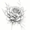 theres water in the flowers lets grow tattoo design idea