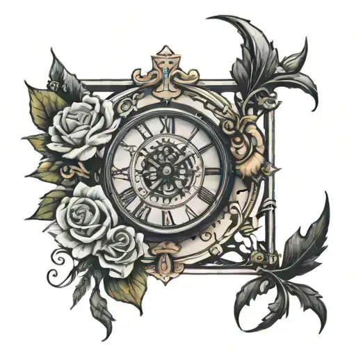 Roman Numeral cover up tattoo tattoo design idea