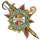 fsu spear going through the words faith family football tattoo design idea