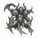 illidan  tattoo design idea