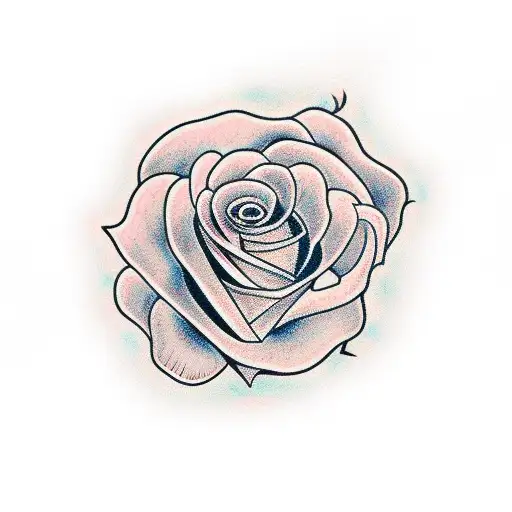 abby name with rose tattoo design idea