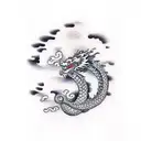 Dragon on clouds tattoo design idea