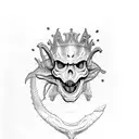 Dinosaurs skull and prehastoric flora arm sleeve with an allosaurace skull as the crown of the sleeve tattoo design idea