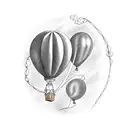 a balloon and on its string should be written KIM tattoo design idea