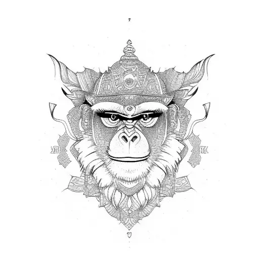 Three wise monkey tattoo design idea