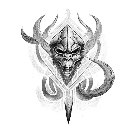 black mamba tattoo design idea