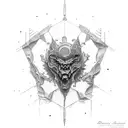 1312 below tattoo design idea