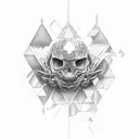 1312 below tattoo design idea