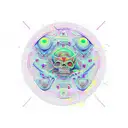 "Loop 3 Mafia" psychedelic tattoo design idea