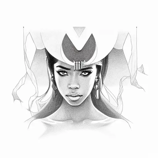 Aaliyah tattoo design idea