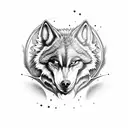 werewolf tattoo design idea