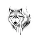 werewolf tattoo design idea