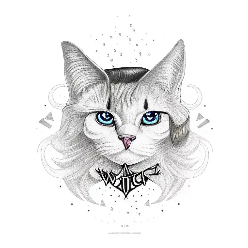 witchy  tattoo design idea