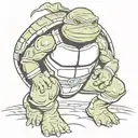 ninja turtle tattoo design idea