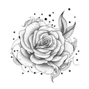 Canary flowers tattoo design idea