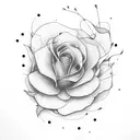 Canary flowers tattoo design idea