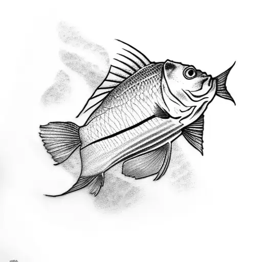 ichthys fish tattoo design idea