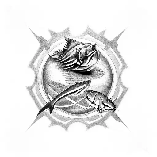 ichthys symbol tattoo design idea
