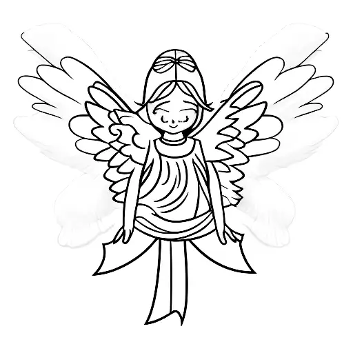 angel numbers tattoo design idea