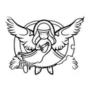 angel numbers tattoo design idea