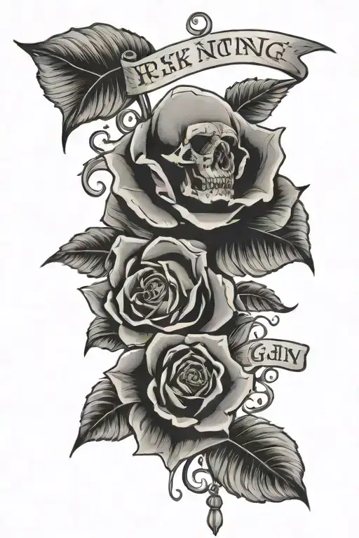 risk nothing gain nothing tattoo design idea