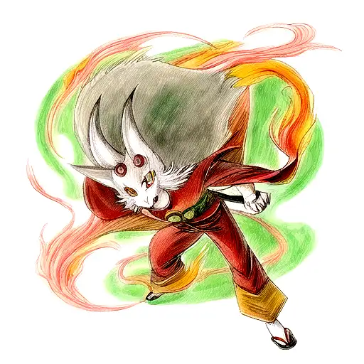 Kurama tattoo design idea